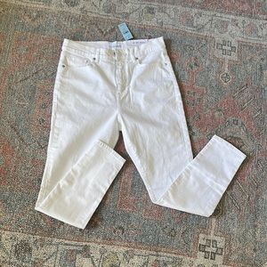 LOFT white jeans